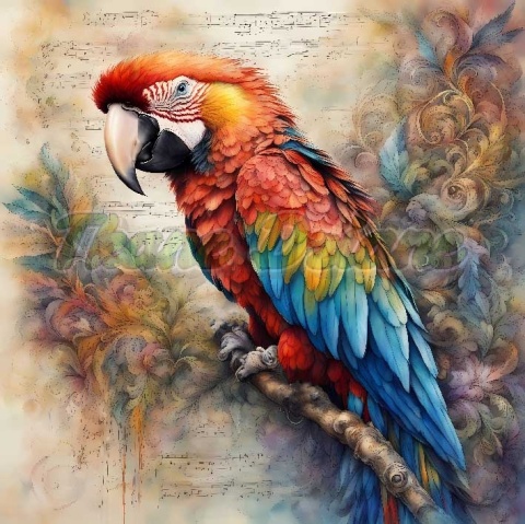 PANEL DRUKOWANY PAPUGA NR 3