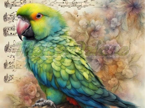 PANEL DRUKOWANY PAPUGA NR 4