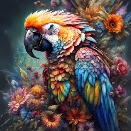 PANEL DRUKOWANY PAPUGA NR 6