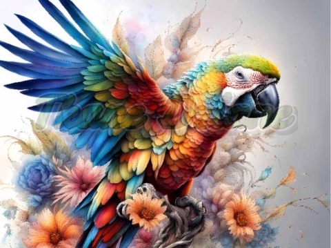 PANEL DRUKOWANY PAPUGA NR 8