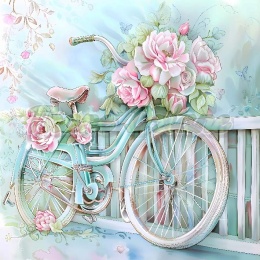 PANEL DRUKOWANY PASTELOWY ROWER NR 19