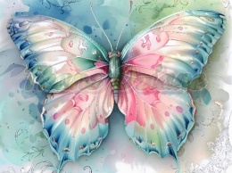 PANEL DRUKOWANY PASTELOWE ZWIERZĘTA- MOTYL NR 6