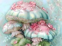 PANEL DRUKOWANY PASTELOWE GRZYBY NR 16