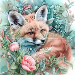 PANEL DRUKOWANY PASTELOWE ZWIERZĘTA- LIS NR 8