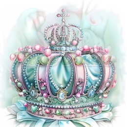 PANEL DRUKOWANY PASTELOWA KORONA NR 18