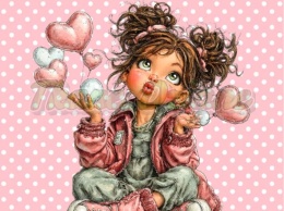 PANEL DRUKOWANY WALENTYNKOWA DZIEWCZYNKA NR 13