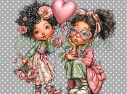 PANEL DRUKOWANY WALENTYNKOWA DZIEWCZYNKA NR 14