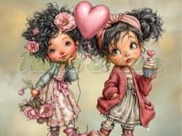 PANEL DRUKOWANY WALENTYNKOWA DZIEWCZYNKA NR 15