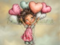PANEL DRUKOWANY WALENTYNKOWA DZIEWCZYNKA NR 16