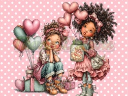 PANEL DRUKOWANY WALENTYNKOWA DZIEWCZYNKA NR 20