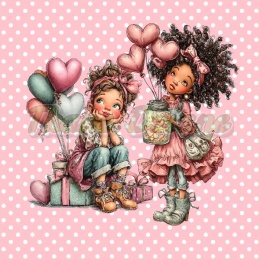 PANEL DRUKOWANY WALENTYNKOWA DZIEWCZYNKA NR 20