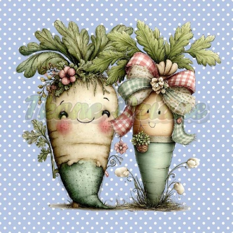 PANEL DRUKOWANY WIELKANOCNE MARCHEWECZKI NR 1