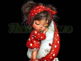 PANEL DRUKOWANY WIELKANOCNA DZIEWCZYNKA NR 4