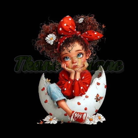 PANEL DRUKOWANY WIELKANOCNA DZIEWCZYNKA NR 5