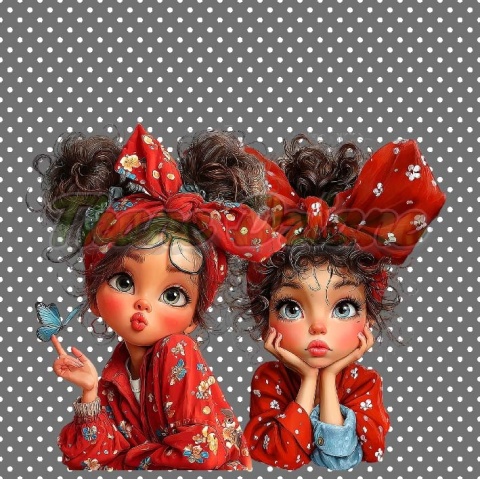 PANEL DRUKOWANY WIELKANOCNA DZIEWCZYNKA NR 8