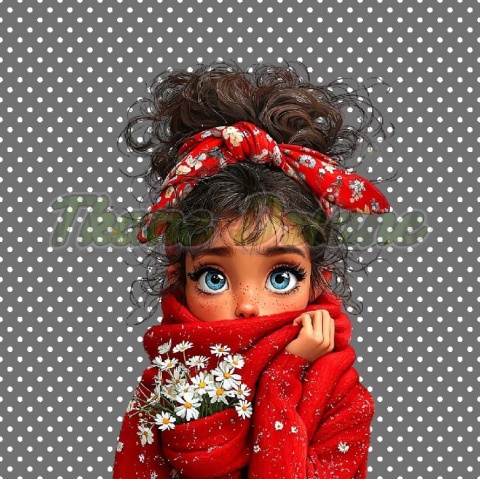 PANEL DRUKOWANY WIELKANOCNA DZIEWCZYNKA NR 10