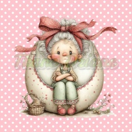 PANEL DRUKOWANY WIELKANOCNE DZIEWCZYNKA NR 6