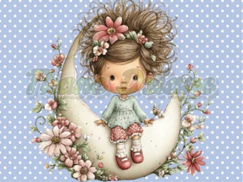 PANEL DRUKOWANY WIELKANOCNE DZIEWCZYNKA NR 4