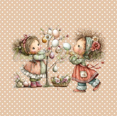PANEL DRUKOWANY WIELKANOCNE DZIEWCZYNKI NR 1
