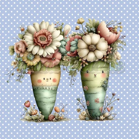 PANEL DRUKOWANY WIELKANOCNE MARCHEWECZKI NR 2