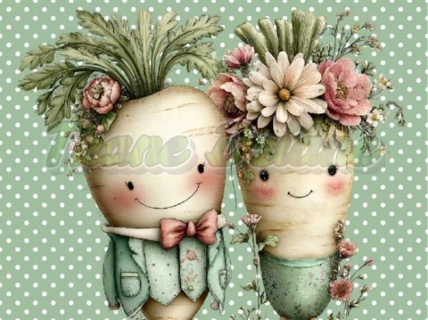 PANEL DRUKOWANY WIELKANOCNE MARCHEWECZKI NR 3