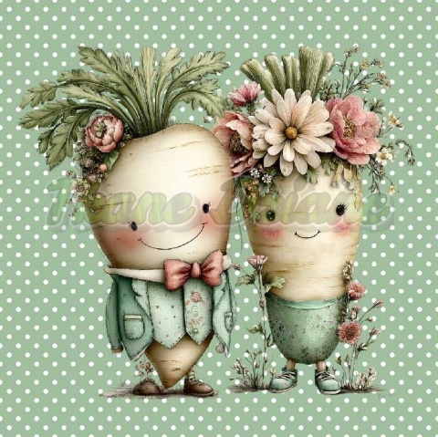 PANEL DRUKOWANY WIELKANOCNE MARCHEWECZKI NR 3