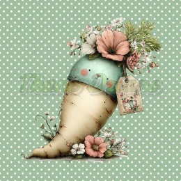 PANEL DRUKOWANY WIELKANOCNE MARCHEWECZKI NR 4