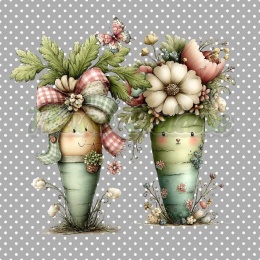 PANEL DRUKOWANY WIELKANOCNE MARCHEWECZKI NR 10