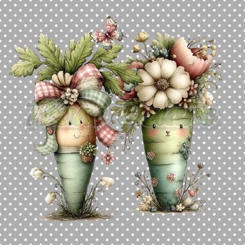 PANEL DRUKOWANY WIELKANOCNE MARCHEWECZKI NR 10