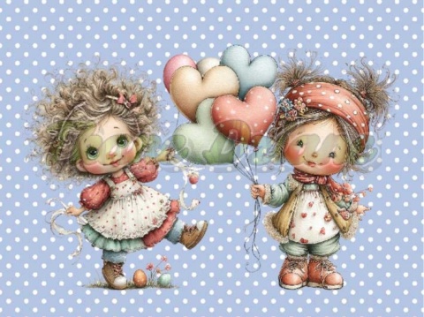 PANEL DRUKOWANY WIELKANOCNE DZIEWCZYNKI NR 3