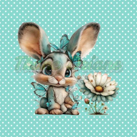 PANEL DRUKOWANY WIELKANOCNY ZAJĄC NR 2