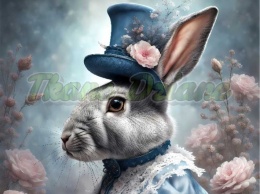 PANEL DRUKOWANY WIELKANOCNY ZAJĄC NR 3