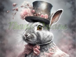 PANEL DRUKOWANY WIELKANOCNY ZAJĄC NR 4