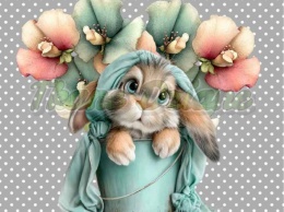 PANEL DRUKOWANY WIELKANOCNY ZAJĄC NR 5