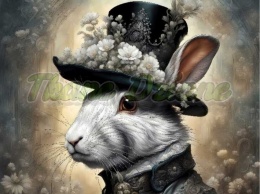 PANEL DRUKOWANY WIELKANOCNY ZAJĄC NR 5