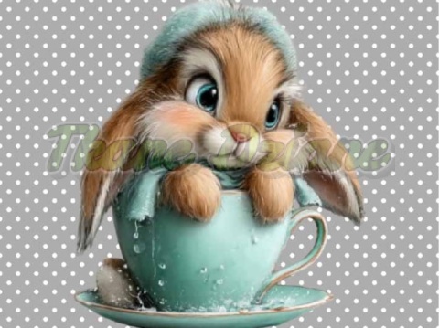 PANEL DRUKOWANY WIELKANOCNY ZAJĄC NR 6