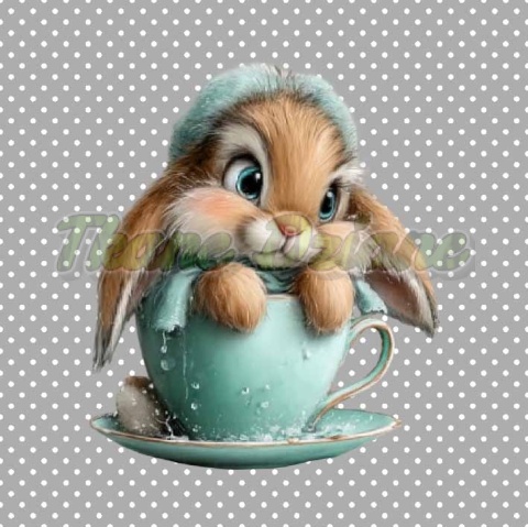 PANEL DRUKOWANY WIELKANOCNY ZAJĄC NR 6