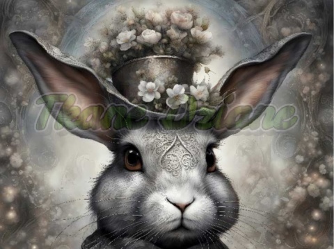 PANEL DRUKOWANY WIELKANOCNY ZAJĄC NR 6