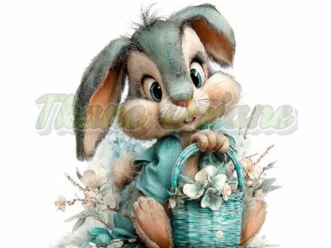 PANEL DRUKOWANY WIELKANOCNY ZAJĄC NR 7