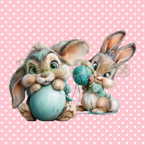 PANEL DRUKOWANY WIELKANOCNY ZAJĄC NR 9