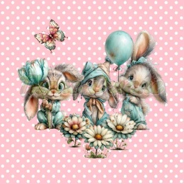 PANEL DRUKOWANY WIELKANOCNY ZAJĄC NR 10