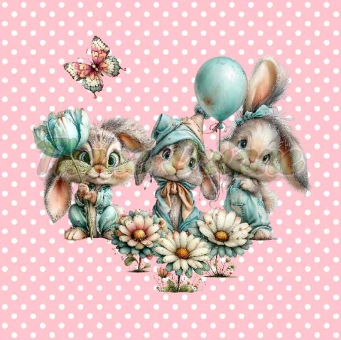 PANEL DRUKOWANY WIELKANOCNY ZAJĄC NR 10