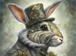 PANEL DRUKOWANY WIELKANOCNY ZAJĄC NR 10