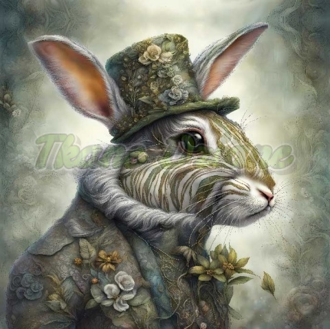 PANEL DRUKOWANY WIELKANOCNY ZAJĄC NR 10