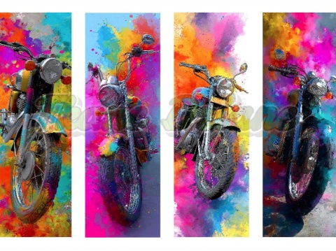 PANEL DRUKOWANY ZAKŁADKI DO KSIĄŻEK MOTOR