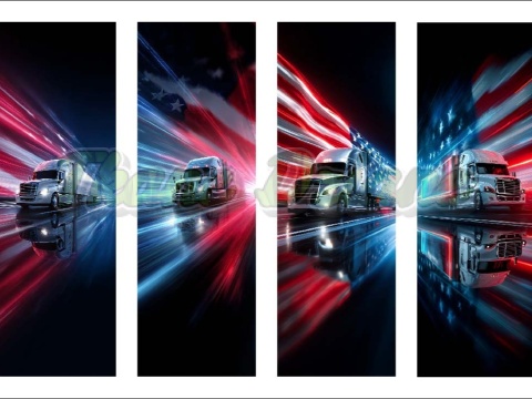 PANEL DRUKOWANY ZAKŁADKI DO KSIĄŻEK CIĘŻARÓWKA