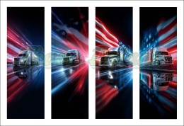 PANEL DRUKOWANY ZAKŁADKI DO KSIĄŻEK CIĘŻARÓWKA