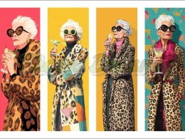 PANEL DRUKOWANY ZAKŁADKI DO KSIĄŻEK KOLOROWA KOBIETA