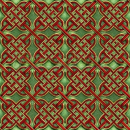 TKANINA DRUKOWANA CELTYCKI WZÓR NR 3