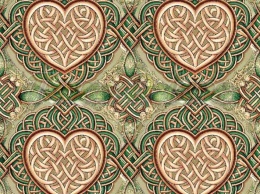 TKANINA DRUKOWANA CELTYCKI WZÓR NR 10